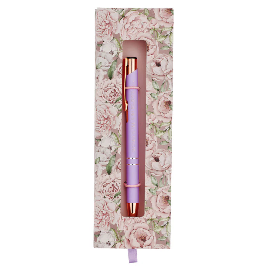 Neriah’s Light; Blessed Is She Who Believes Pen; Gift Boxed