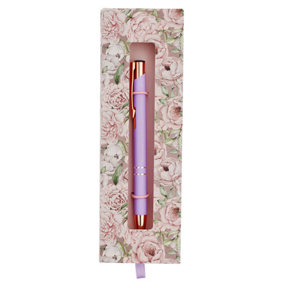 Neriah’s Light; Blessed Is She Who Believes Pen; Gift Boxed