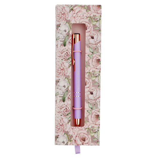Neriah’s Light; Blessed Is She Who Believes Pen; Gift Boxed
