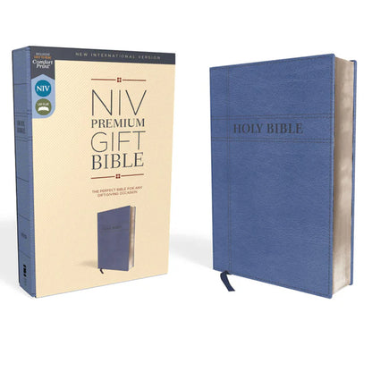 NIV Premium Gift Bible – Navy Red Letter Comfort; Neriah's Light
