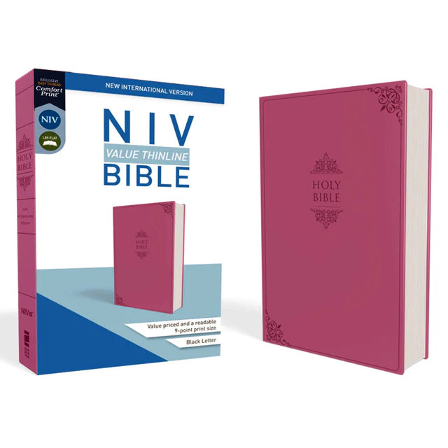 NIV Value Thinline Bible – Pink Comfort Print: Neriah's Light