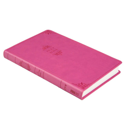 NIV Value Thinline Bible – Pink Large Print Comfort: Neriah's Light