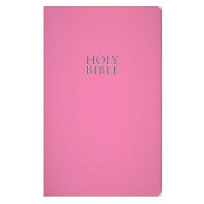 NIV Gift & Award Bible – Pink Red Letter Comfort Print; Neriah's Light
