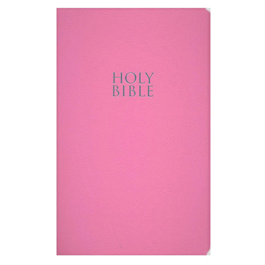 NIV Gift & Award Bible – Pink Red Letter Comfort Print; Neriah's Light