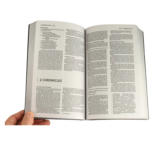 NIV Holy Bible – Black Soft Touch Leather Comfort; Neriah's Light