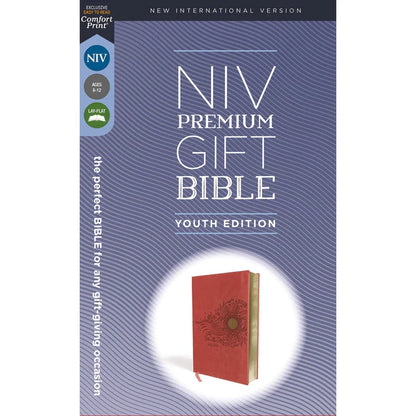NIV Premium Youth Gift Bible – Coral Red Letter; Neriah's Light