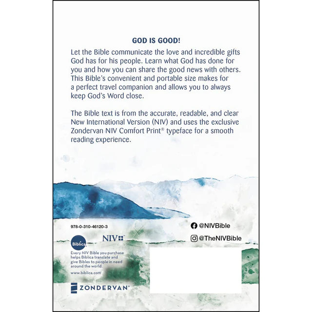 NIV Compact Bible – Paperback Comfort Print Edition; Neriah's Light