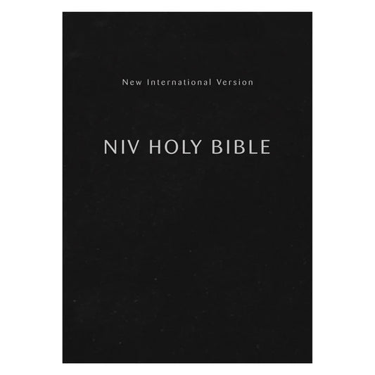 NIV Compact Bible – Black Paperback Comfort Print; Neriah's Light