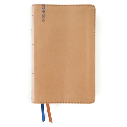 NIV Tan Imitation Leather Personal Size Student Bible Comfort Print