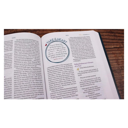 Neriah’s Light: NIV Kingdom Girls Bible; Blue Hardcover Comfort Print