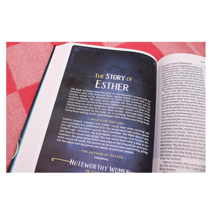 Neriah’s Light: NIV Kingdom Girls Bible; Blue Hardcover Comfort Print