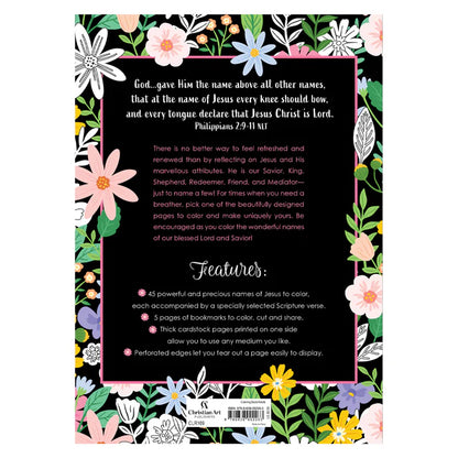 The Names of Jesus; Coloring Book; Paperback; Neriah’s Light