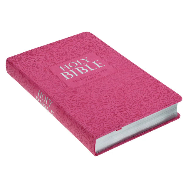 ESV Standard Bible – Pink Vines Faux Leather Edition ; Neriah's Light
