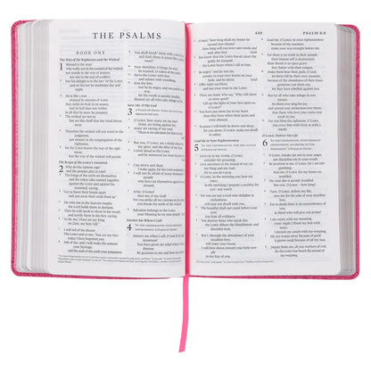 ESV Standard Bible – Pink Vines Faux Leather Edition ; Neriah's Light