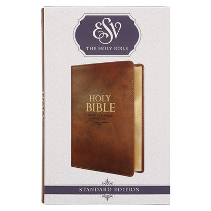 ESV Standard Bible – Tan Brown Faux Leather Edition ; Neriah's Light
