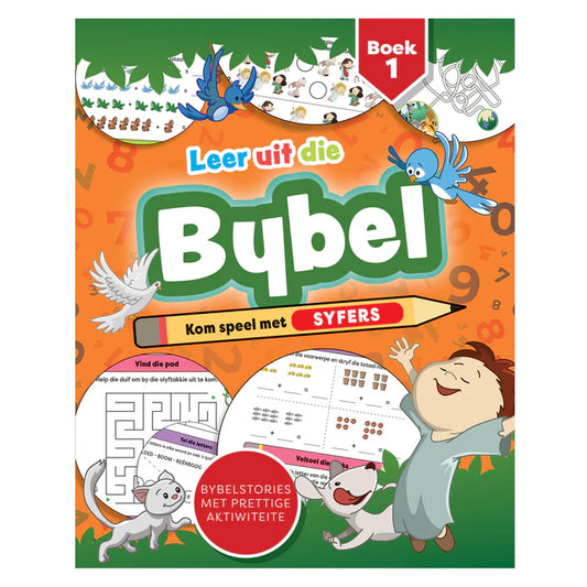 Leer uit die Bybel: Kom Speel met Syfers Boek 1 (Sagteband)