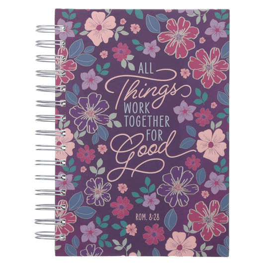 All Things Work Together for Good – Hardcover Wirebound Prayer Journal | Neriah’s Light