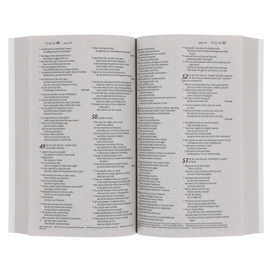 NLT Outreach Bible – Sunset Hills; Paperback; Evangelism; Neriah’s Light