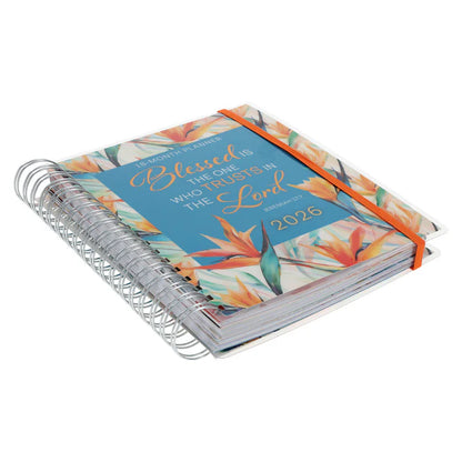 2026 Diary - 18-Month Planner for Women - Blessed Is the One - Wirebound