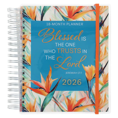 2026 18-Month Planner for Women – Blessed Is the One – Wirebound | Neriah’s Light