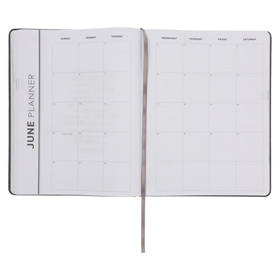 Neriah's Light – 2026 A4 Executive Daily Planner Be Strong in the Lord