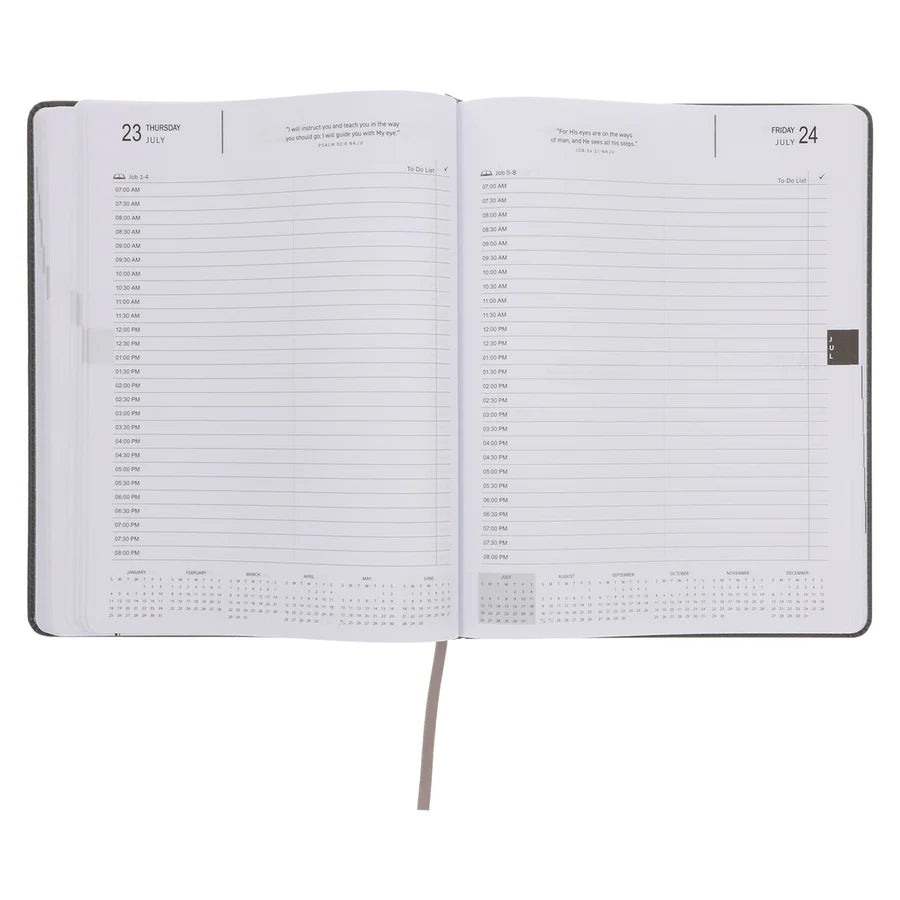 Neriah's Light – 2026 A4 Executive Daily Planner Be Strong in the Lord