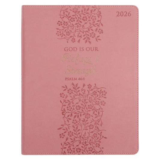 Neriah's Light – 2026 A4 Executive Daily Planner God Is Our Refuge