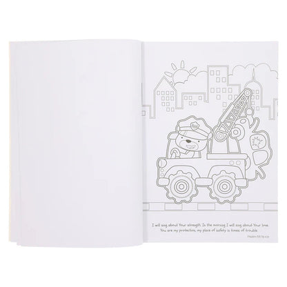 God Is with Me Wherever I Go: A Coloring Adventure for Kids (Paperback)