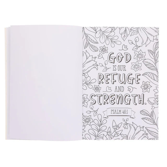 Coloring Through the Psalms Coloring Book (Paperback)