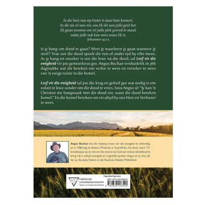 Leef vir die Ewigheid Dagstukkies | Grootdruk Hardeband deur Angus Buchan