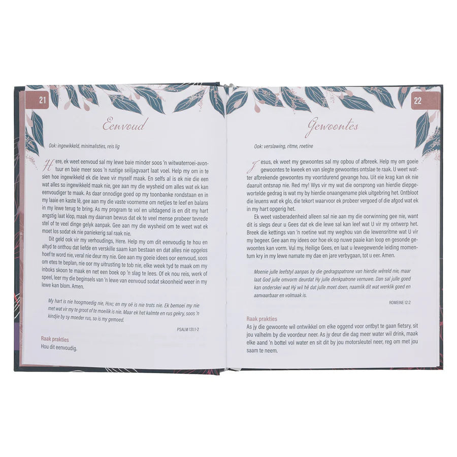 Gebede Uit ’n Vrou Se Hart Dagstukke ; Afrikaans ; Neriah's Light.