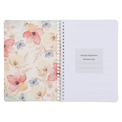 2026 Dagboek - Dagbeplanner - Die Here Is My Sterkte en My Beskerming - Ringbind