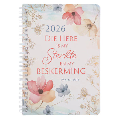2026 Dagbeplanner – Die Here is my Sterkte en my Beskerming – Ringbind | Neriah’s Light