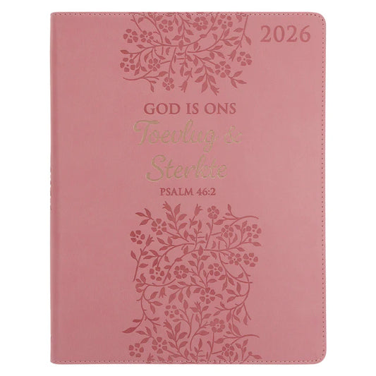 2026 A4 Dagboek – God Is Ons Toevlug en Sterkte | Neriah se Lig