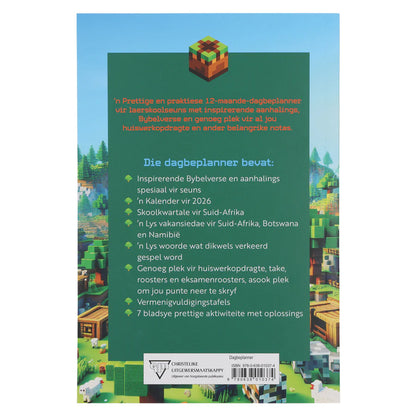 Neriah's Light – 2026 Skooldagboek vir Seuns; Sagteband Dagbeplanner