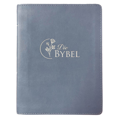 NLV Joernaal-Bybel | Blougrys Kunsleer Afrikaanse Bybel vir Vroue