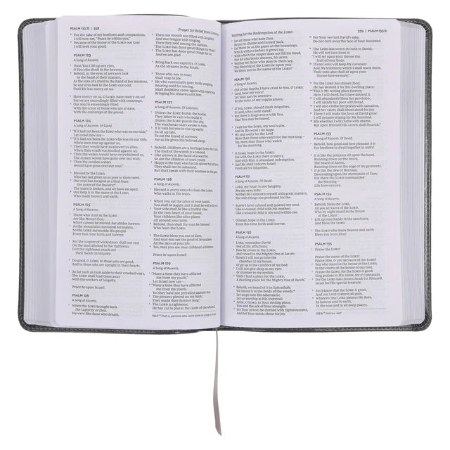 NKJV Deluxe Gift Bible Red Letter Gray (Comfort Print)(Imitation Leather)