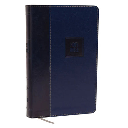 NKJV Deluxe Gift Bible Red Letter Blue (Comfort Print)(Imitation Leather)