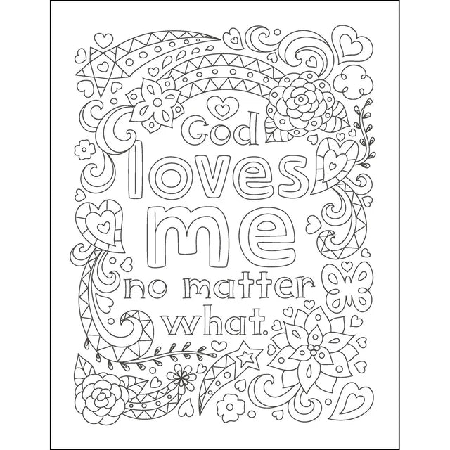 The Power Of A Praying Girl Coloring Book (Paperback)