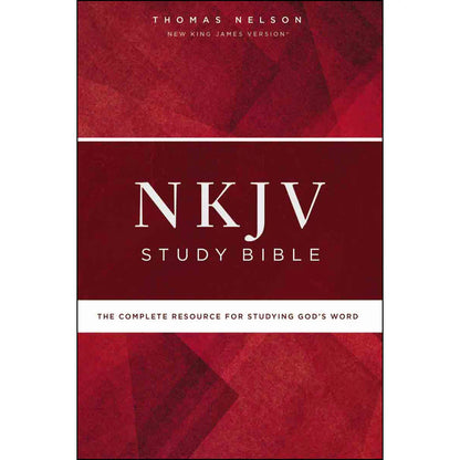 NKJV Study Bible – Red Letter | Complete Resource with Comfort Print