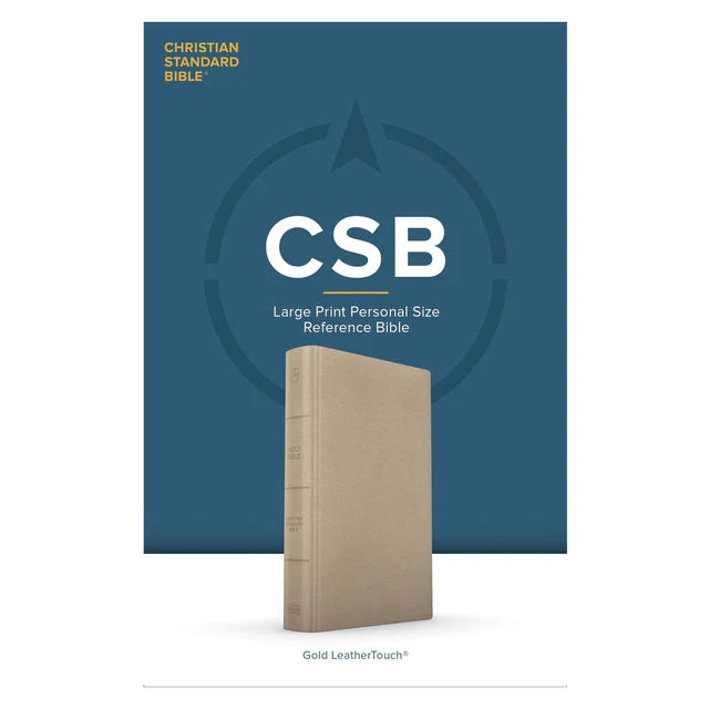 Neriah’s Light: CSB Personal Size Reference Bible; Gold Large Print