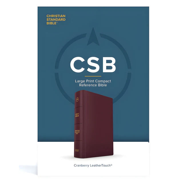 Neriah’s Light: CSB Compact Reference Bible; Cranberry Large Print