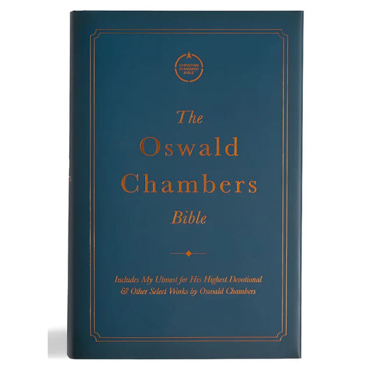 Neriah’s Light: CSB Oswald Chambers Bible; Durable Hardcover Edition