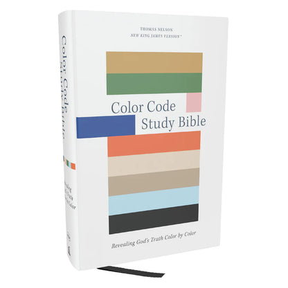NKJV Color Code Study Bible | Red Letter Hardcover Edition