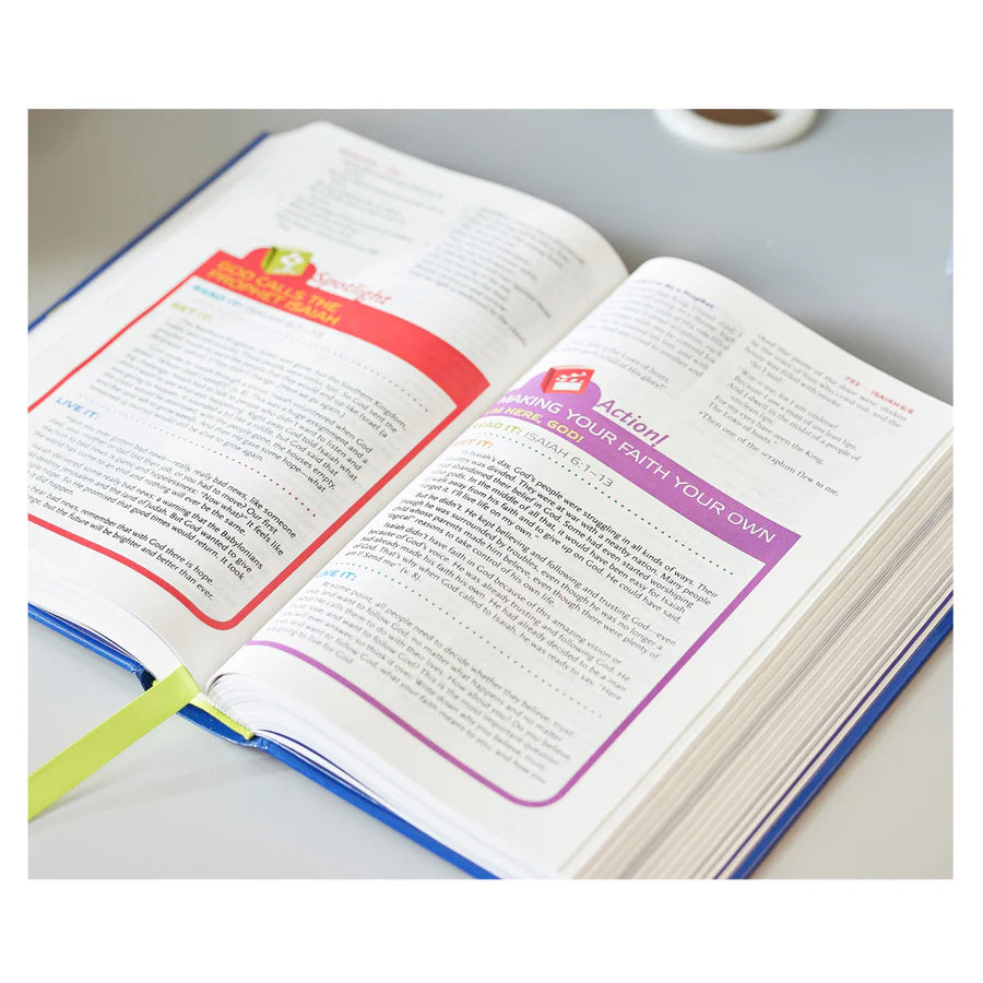 Neriah’s Light: NKJV Hardcover Study Bible for Kids; Durable Design