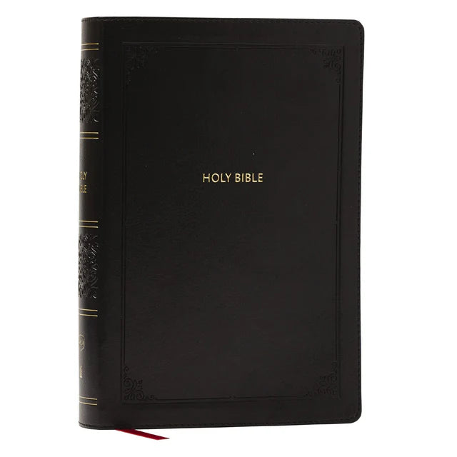 NKJV Black Imitation Leather End-of-Verse Reference Bible Comfort Giant Print