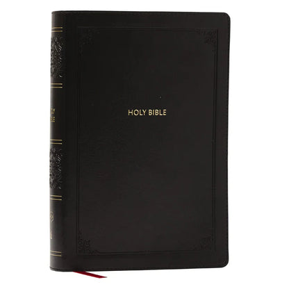 NKJV Black Imitation Leather End-of-Verse Reference Bible Comfort Giant Print