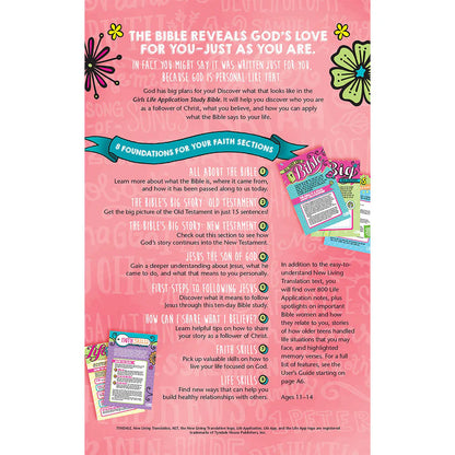 Neriah’s Light: NLT Girls Life Application Study Bible; Hardcover