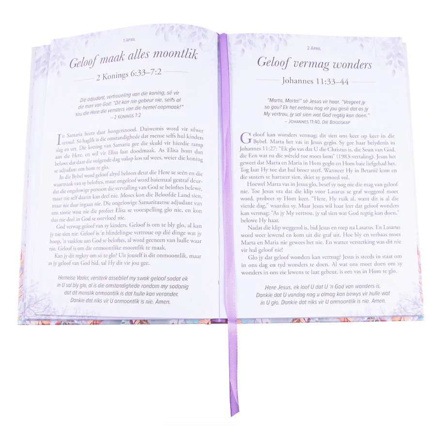 Oorvloedige Liefde Dagstukkies | Nina Smit Grootdruk Hardeband