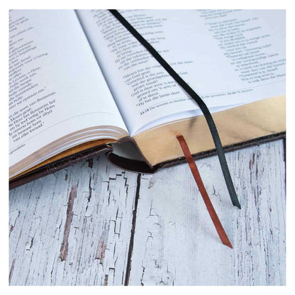 NLV Familiebybel | Bruin Kunsleer Nuwe Uitgawe